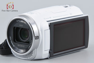 【中古】SONY ソニー ハンディカム HDR-CX680 ホワイト デジタルビデオカメラ