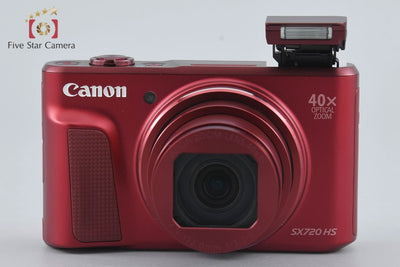 [Used] Canon PowerShot SX720 HS Red Compact Digital Camera with Original Box