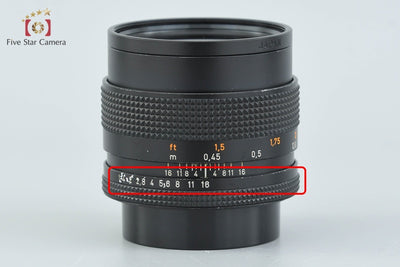 [Used] CONTAX Carl Zeiss Planar 50mm f/1.4 T* AEJ
