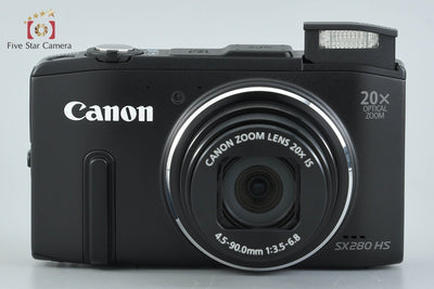 [Used] Canon PowerShot SX280 HS Black Compact Digital Camera with Original Box
