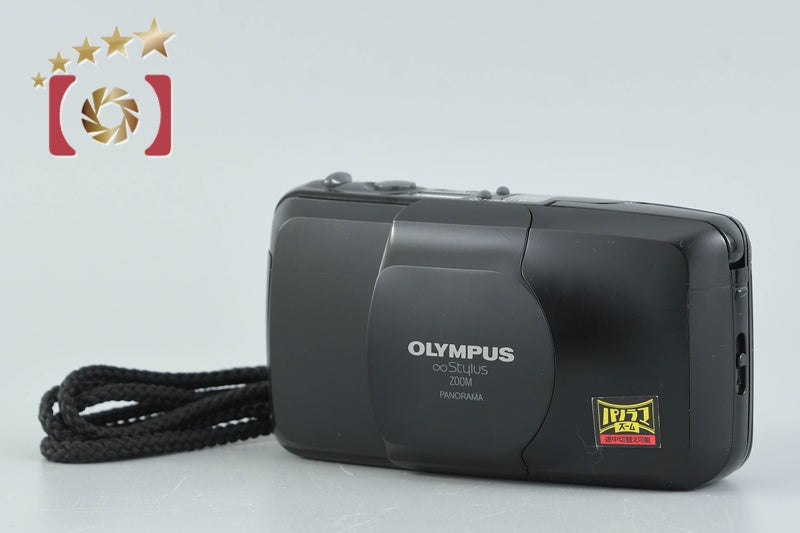 [Used] Olympus ∞ STYLUS ZOOM PANORAMA Black Compact Film Camera