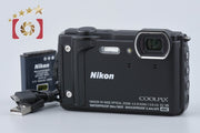 [Used] Nikon COOLPIX W300 Black Compact Digital Camera