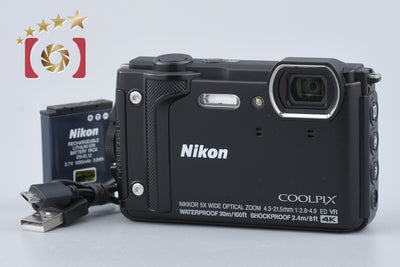 [Used] Nikon COOLPIX W300 Black Compact Digital Camera