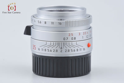 [Used] Leica SUMMICRON-M 35mm f/2 ASPH. E39 5th Generation Silver