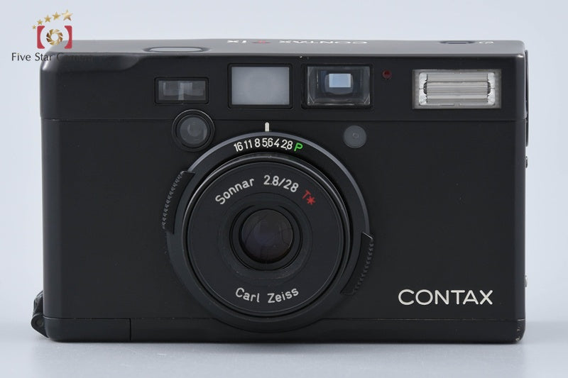 中古】CONTAX コンタックス Tix ブラック コンパクトフィルムカメラ