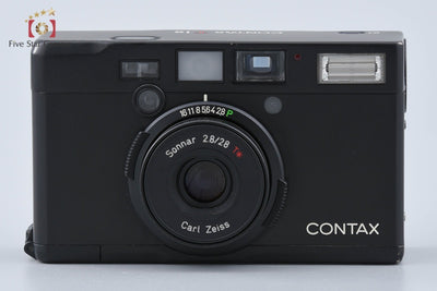 【中古】CONTAX コンタックス Tix ブラック コンパクトフィルムカメラ