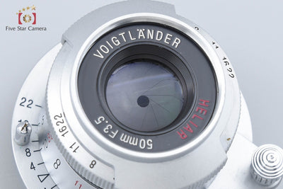 【中古】Voigtlander フォクトレンダー HELIAR 50mm f/3.5 BESSA T HELIAR 101 YEARS MODEL セットレンズ L39 ライカスクリューマウント