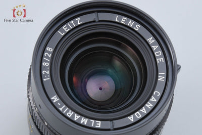[Used] Leica Elmarit-M 28mm f/2.8 E49 3rd Generation Made in Canada