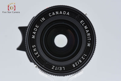 [Used] Leica Elmarit-M 28mm f/2.8 E49 3rd Generation Made in Canada