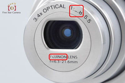 [Used] FUJIFILM FinePix V10 Silver Compact Digital Camera
