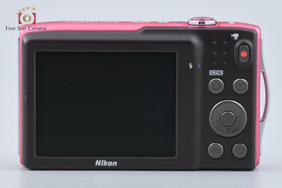 [Used] Nikon COOLPIX S3300 Strawberry Pink Compact Digital Camera