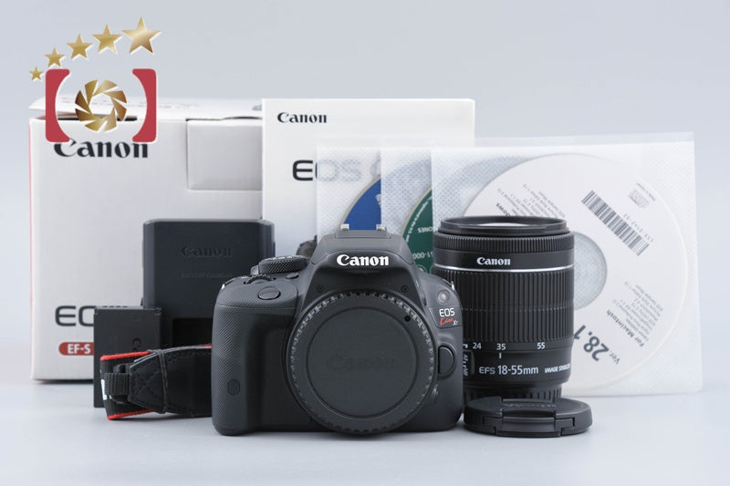 [Used] Canon EOS Kiss X7 EF-S 18-55mm IS STM Lens Kit Black