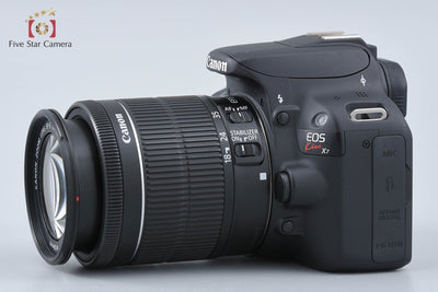 【中古】Canon キヤノン EOS Kiss X7 EF-S 18-55mm IS STM レンズキット ブラック