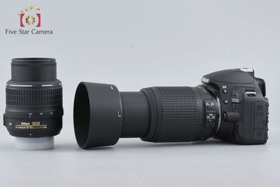 [Used] Nikon D3100 200mm Double Zoom Kit Black, Low Shutter Count, With Original Box
