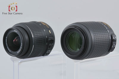 [Used] Nikon D3100 200mm Double Zoom Kit Black, Low Shutter Count, With Original Box