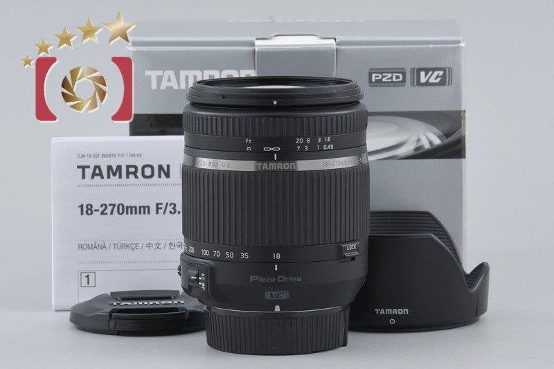 [Used] TAMRON Tamron B008 18-270mm f/3.5-6.3 Di II VC PZD for Nikon with original box