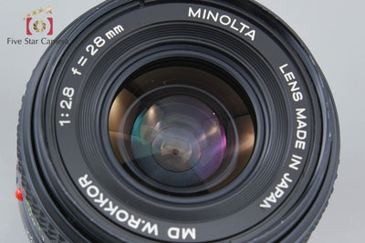 【中古】MINOLTA ミノルタ MD W.ROKKOR 28mm f/2.8