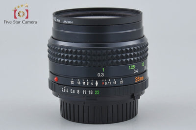 【中古】MINOLTA ミノルタ MD W.ROKKOR 28mm f/2.8