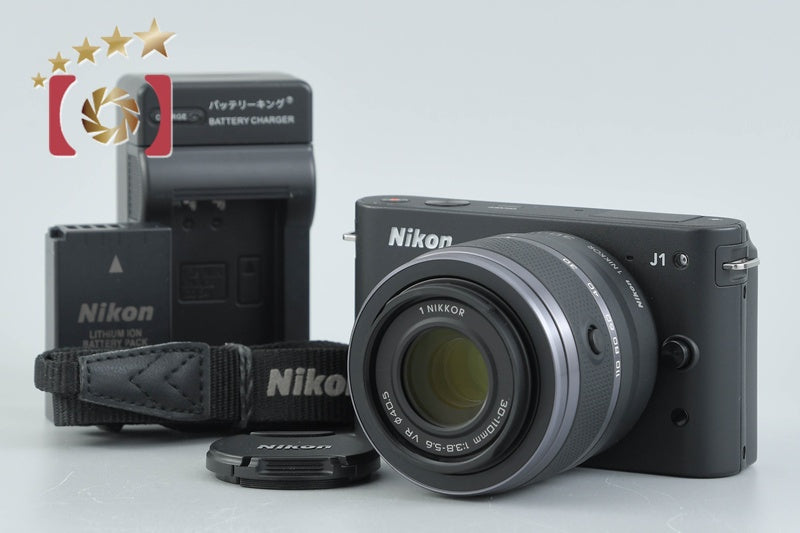 [Used] Nikon 1 J1 Black + 1 NIKKOR 30-110mm f/3.8-5.6 VR - Low Shutter Count