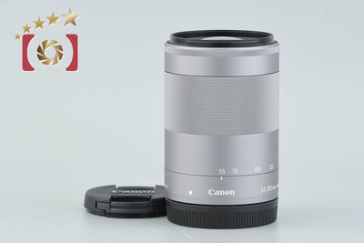 【中古】Canon キヤノン EF-M 55-200mm f/4.5-6.3 IS STM シルバー