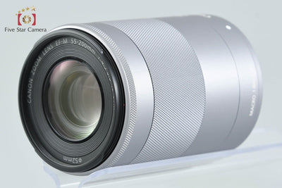 【中古】Canon キヤノン EF-M 55-200mm f/4.5-6.3 IS STM シルバー