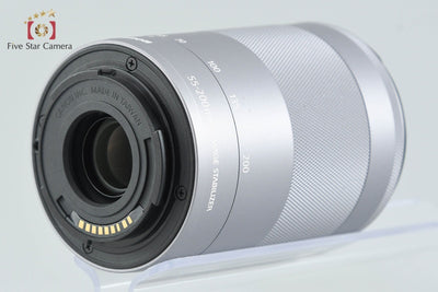 【中古】Canon キヤノン EF-M 55-200mm f/4.5-6.3 IS STM シルバー