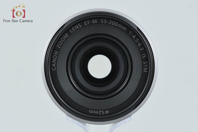 【中古】Canon キヤノン EF-M 55-200mm f/4.5-6.3 IS STM シルバー