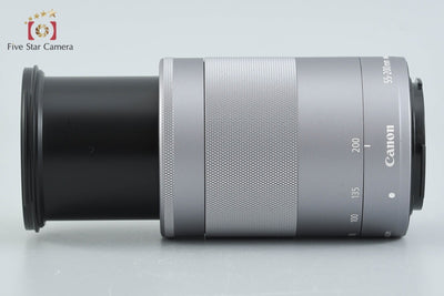 【中古】Canon キヤノン EF-M 55-200mm f/4.5-6.3 IS STM シルバー