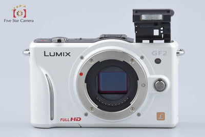 [Used] Panasonic LUMIX DMC-GF2 White + G VARIO 14-42mm f/3.5-5.6 ASPH. MEGA O.I.S. H-FS014042 - Low Shutter Count