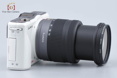 [Used] Panasonic LUMIX DMC-GF2 White + G VARIO 14-42mm f/3.5-5.6 ASPH. MEGA O.I.S. H-FS014042 - Low Shutter Count