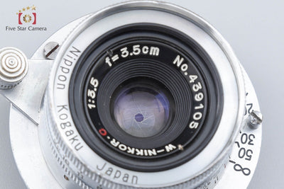 [Used] Nikon W-NIKKOR.C 35mm f/3.5 L39 Leica Screw Mount