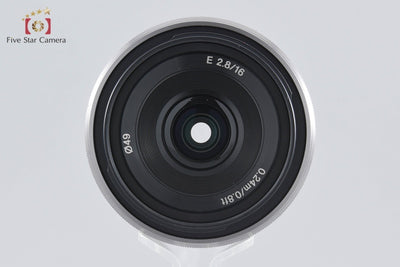 [Used] Sony E 16mm f/2.8 SEL16F28