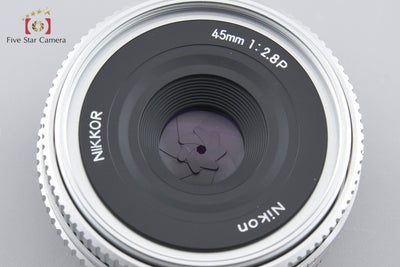 【中古】Nikon ニコン Ai NIKKOR 45mm f/2.8 P シルバー