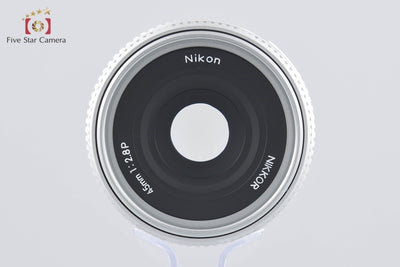 【中古】Nikon ニコン Ai NIKKOR 45mm f/2.8 P シルバー
