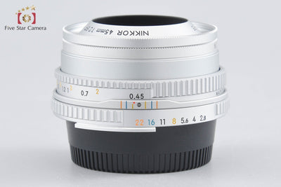 【中古】Nikon ニコン Ai NIKKOR 45mm f/2.8 P シルバー
