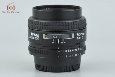 [Used] Nikon AF NIKKOR 50mm f/1.4 D with original box