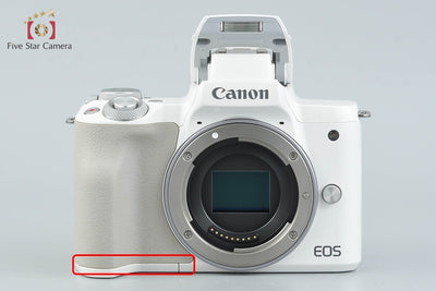 [Used] Canon EOS Kiss M EF-M 15-45 IS STM Lens Kit White