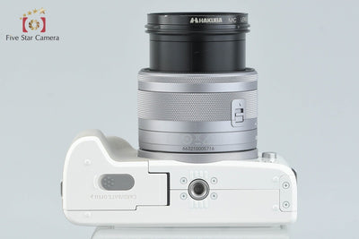 [Used] Canon EOS Kiss M EF-M 15-45 IS STM Lens Kit White
