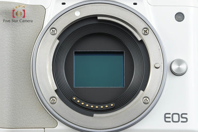 [Used] Canon EOS Kiss M EF-M 15-45 IS STM Lens Kit White