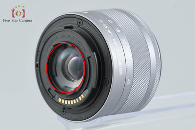 [Used] Canon EOS Kiss M EF-M 15-45 IS STM Lens Kit White