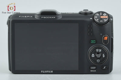 Used FUJIFILM FinePix F600EXR Black Compact Digital Camera