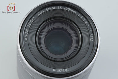 [Used] Canon EF-M 55-200mm f/4.5-6.3 IS STM Silver