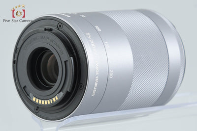 [Used] Canon EF-M 55-200mm f/4.5-6.3 IS STM Silver