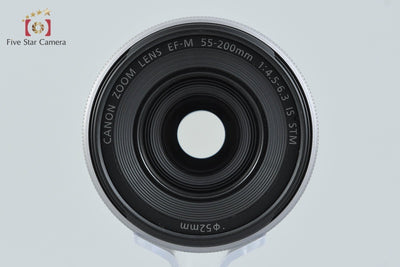 [Used] Canon EF-M 55-200mm f/4.5-6.3 IS STM Silver