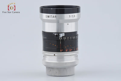 【Used】Kern Paillard Switar 10mm f/1.6 H16RX C-mount