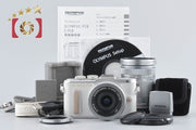 【中古】OLYMPUS オリンパス PEN E-PL8 EZ ダブルズームキット ホワイト