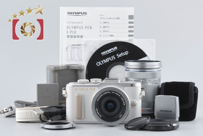 【中古】OLYMPUS オリンパス PEN E-PL8 EZ ダブルズームキット ホワイト