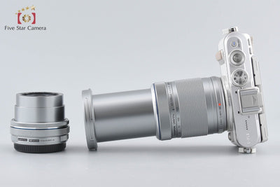 【中古】OLYMPUS オリンパス PEN E-PL8 EZ ダブルズームキット ホワイト