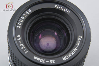 【中古】Nikon ニコン Ai-S ZOOM NIKKOR 35-70mm f/3.3-4.5
