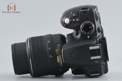 【中古】Nikon ニコン D3200 18-55 VR レンズキット ブラック シャッター回数僅少